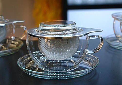 trendglas JENA Around Tea Time-S with Stainless Steel Strainer, Capacity-400 Mililiter, Other, One Size