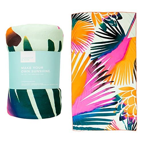 FabFitFun Summer and Rose Oversized Yoga Beach Towel