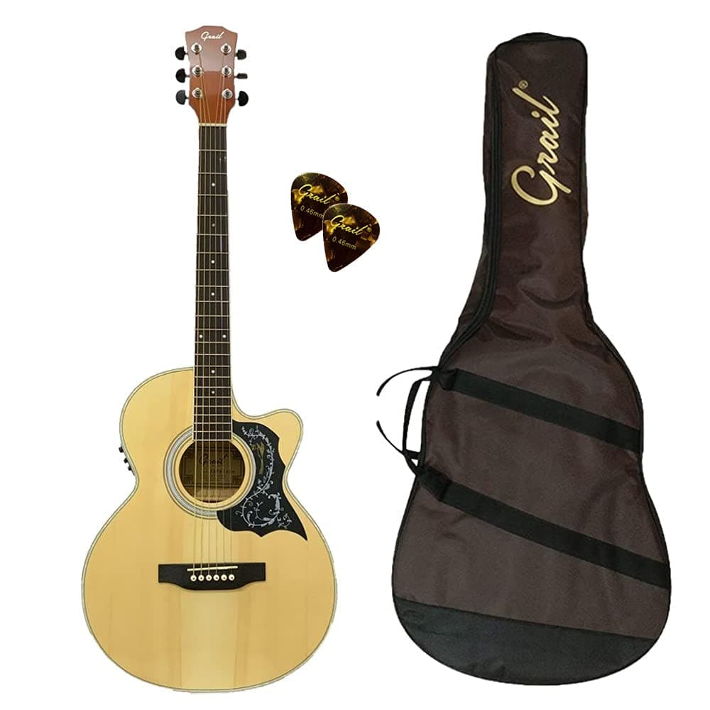 Grail Allure A190CE SP Semi Acoustic Guitar Spruce Cutaway