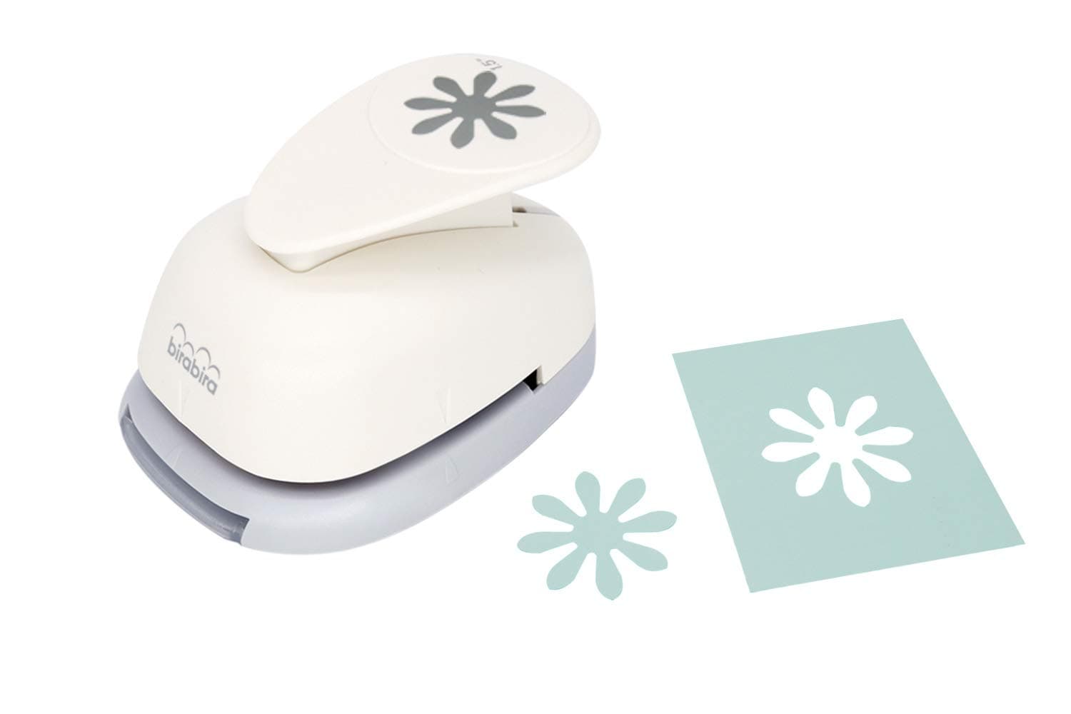 BiraBira Bira 1.5 inch Daisy Lever Action Craft Punch for Paper Crafting Scrapbooking Cards Arts