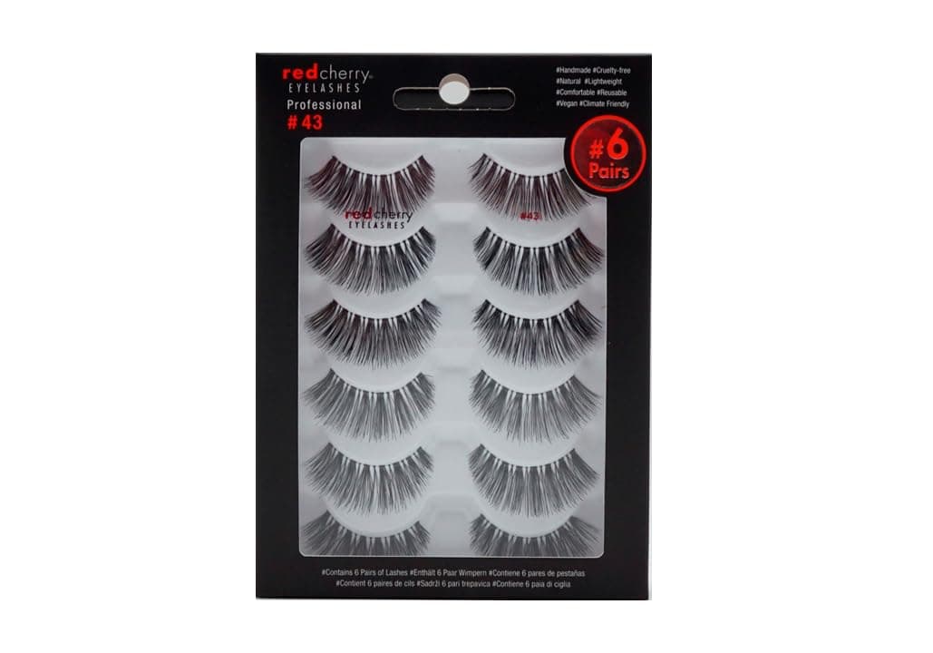 Red Cherry #43 False Eyelashes (Pack Of 6 Pairs)