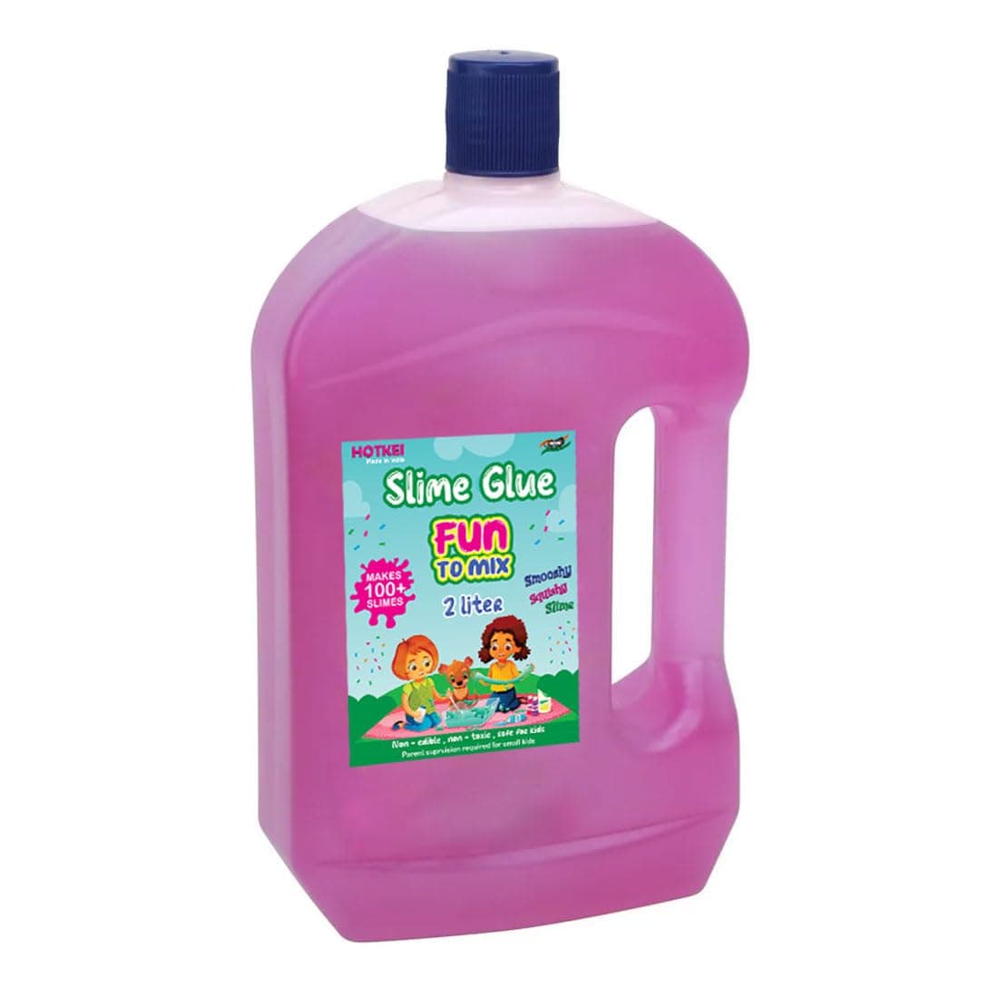 (2 Liter) Pink Slime Glue DIY Magic Toy Jelly Putty Making kit Set Borax Slime Glue Liquid Gel Toy for Boys Girls Kids for Making Slime at Home