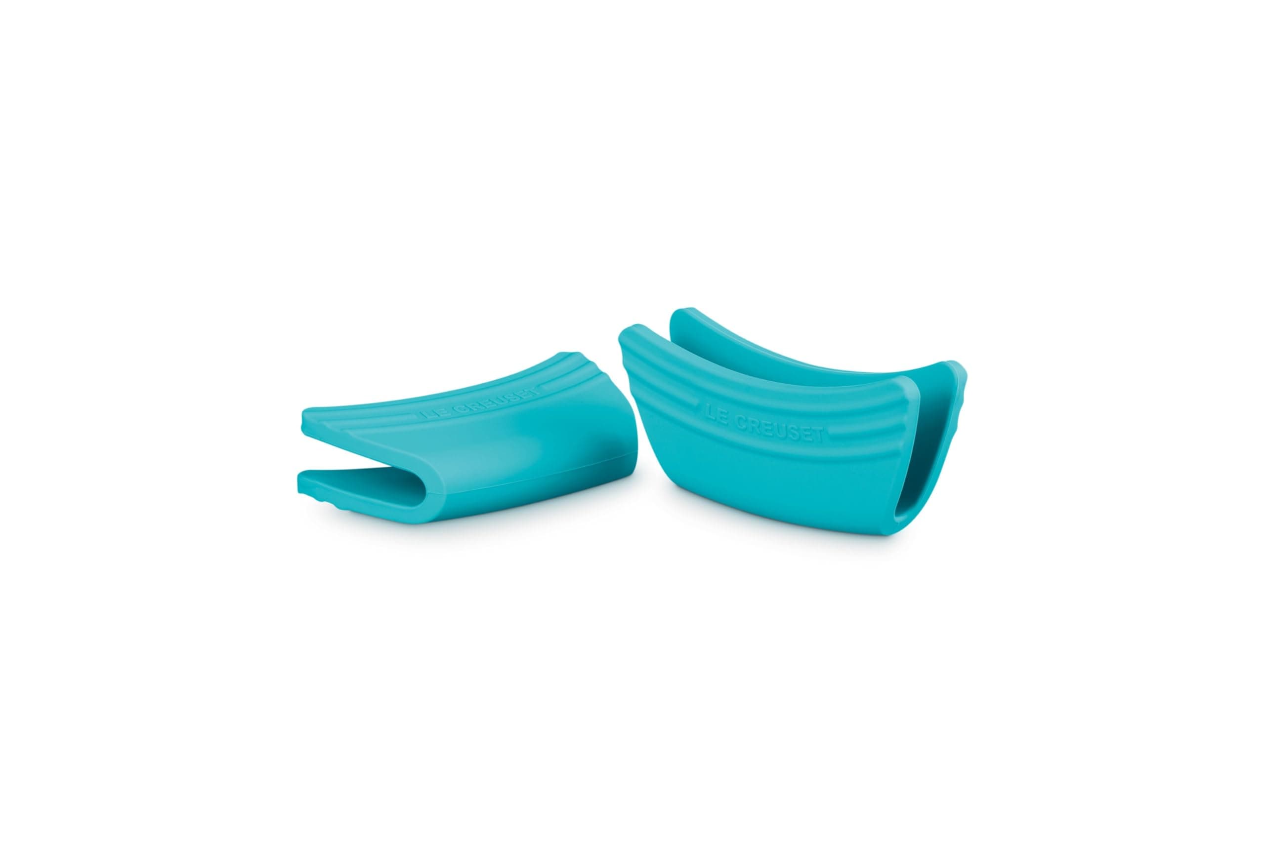 Le Creuset Silicone Set of 2 Handle Grips, 5" x 2 1/2" each, Caribbean