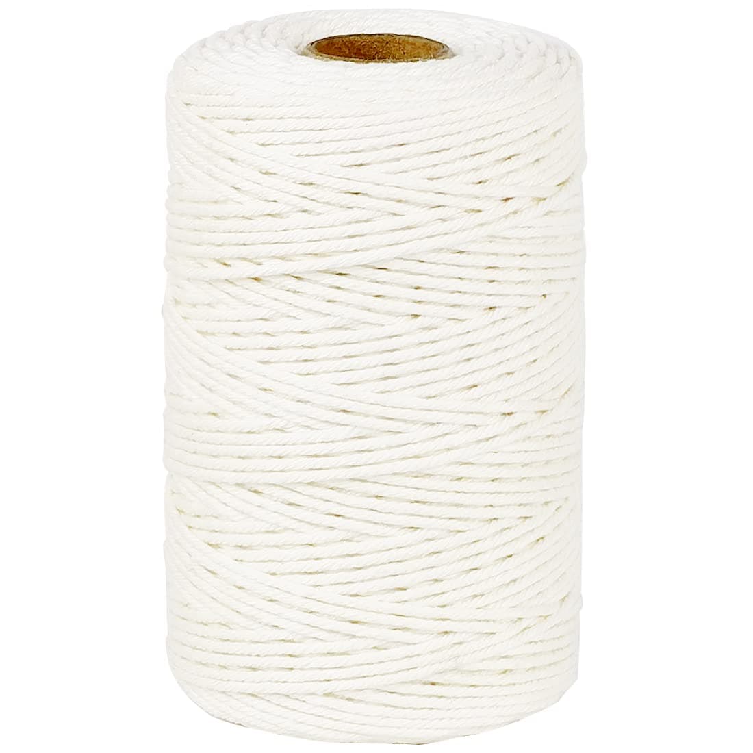 PerkHomy 152 M / 500 Feet Cotton Butchers Twine String 2mm for Cooking, Food Safe Crafts, Bakers Kitchen, Butcher Meat, Turkey, Sausage, Roasting, Gift Wrapping, Gardening, Crocheting & Knitting