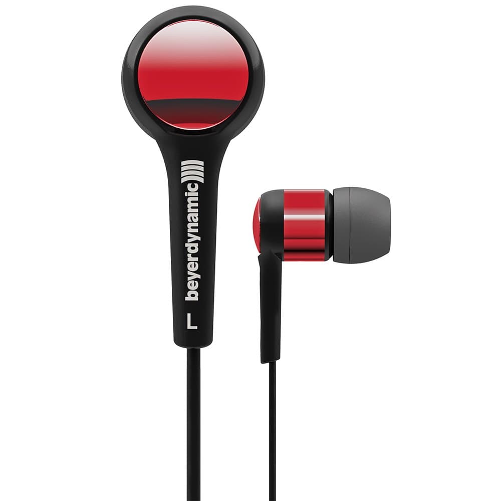 Beyerdynamic 716391 DTX 102 iE In-Ear Headphones, Red/Black