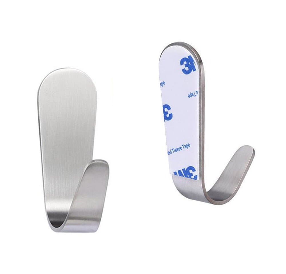 10 Power Adhesive 5 Kg Hand Towel Hook Towel Robe Hook Over Door Clothes Hook Wall Mount Towel Hook Rail Without Drilling Adhesive Bathroom