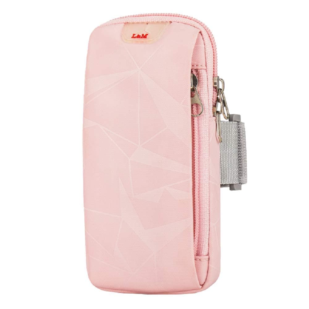 Running Armband for iPhone 13 12 12 pro 11 Pro 11 Pro Max XR XS X 8 7 6 Plus Samsung Galaxy S10 S9 S8 Plus Up to 6.5", Phone Sports Armband Case Bag with Zipped Pockets for Jogging, Gym