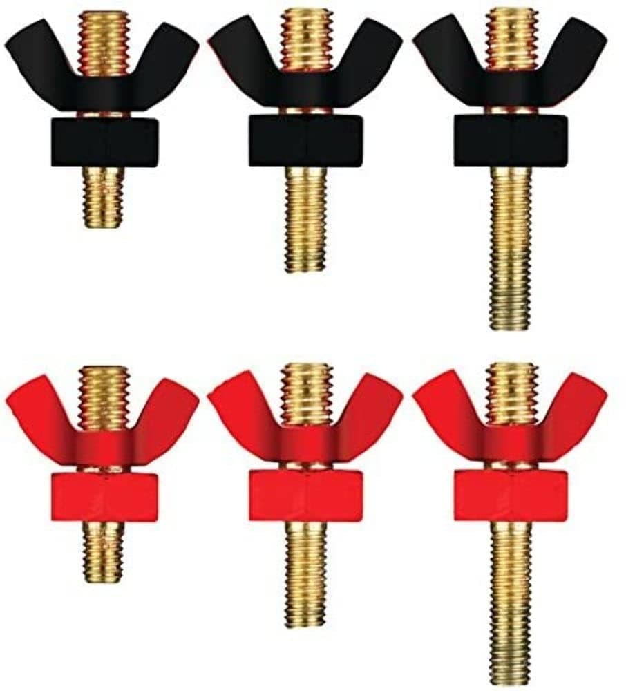 Shuriken Wing Nut Sets Positive and Negative - 3 Sets