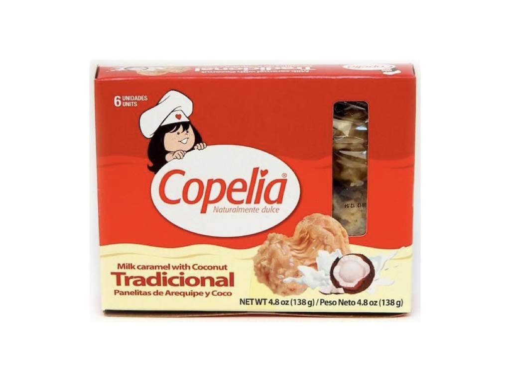 Copelia Milk Caramel With Coconut 6 Count - Cocadas De Panela Y Coco