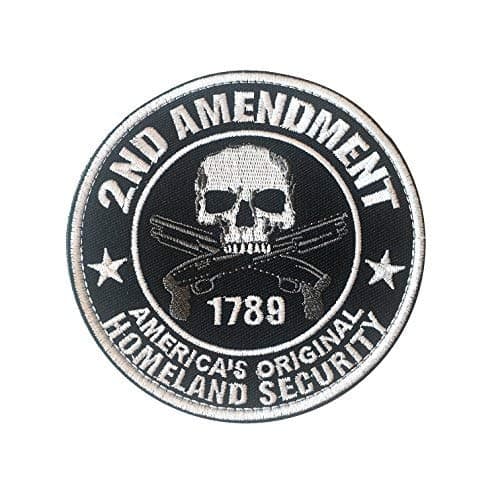Tactical Military Morale Patch - Voted Best Quality Patches Perfect for Hats, Jackets, Backpacks, and More (2ND Amendment)