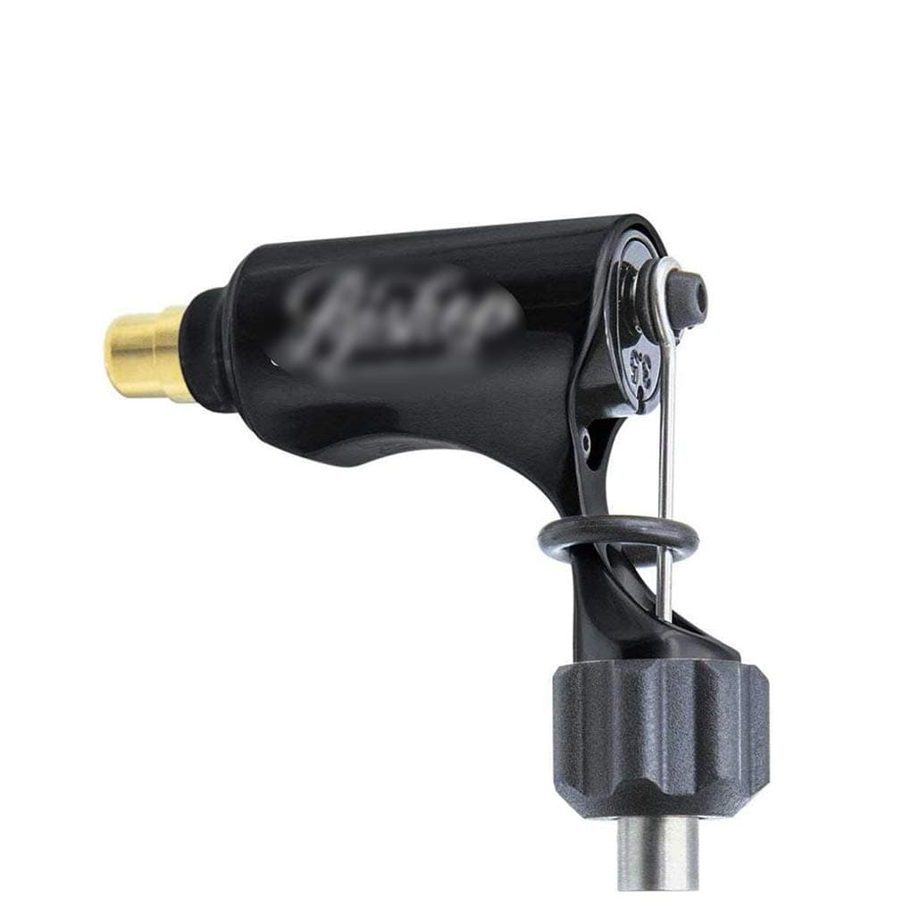 LONGSILAN Rotary Tattoo Machine Adjustable Stroke Direct Drive RCA Cord Professional Tattoo Gun Black