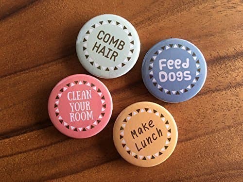 CUTE CUSTOM CHORES MAGNETS, Cute-02, 1 set = 12 pcs
