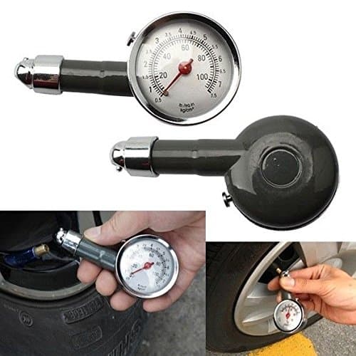 Moonnot High-accuracy portable Tyre Gauge Pressure meter for Auto Car Motorcycle