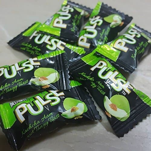 OMG Deals Pulse Candy By Pass Pass Sensational Kacchaa Aam Flavor Candy - 320 gm pouch (75 pcs)