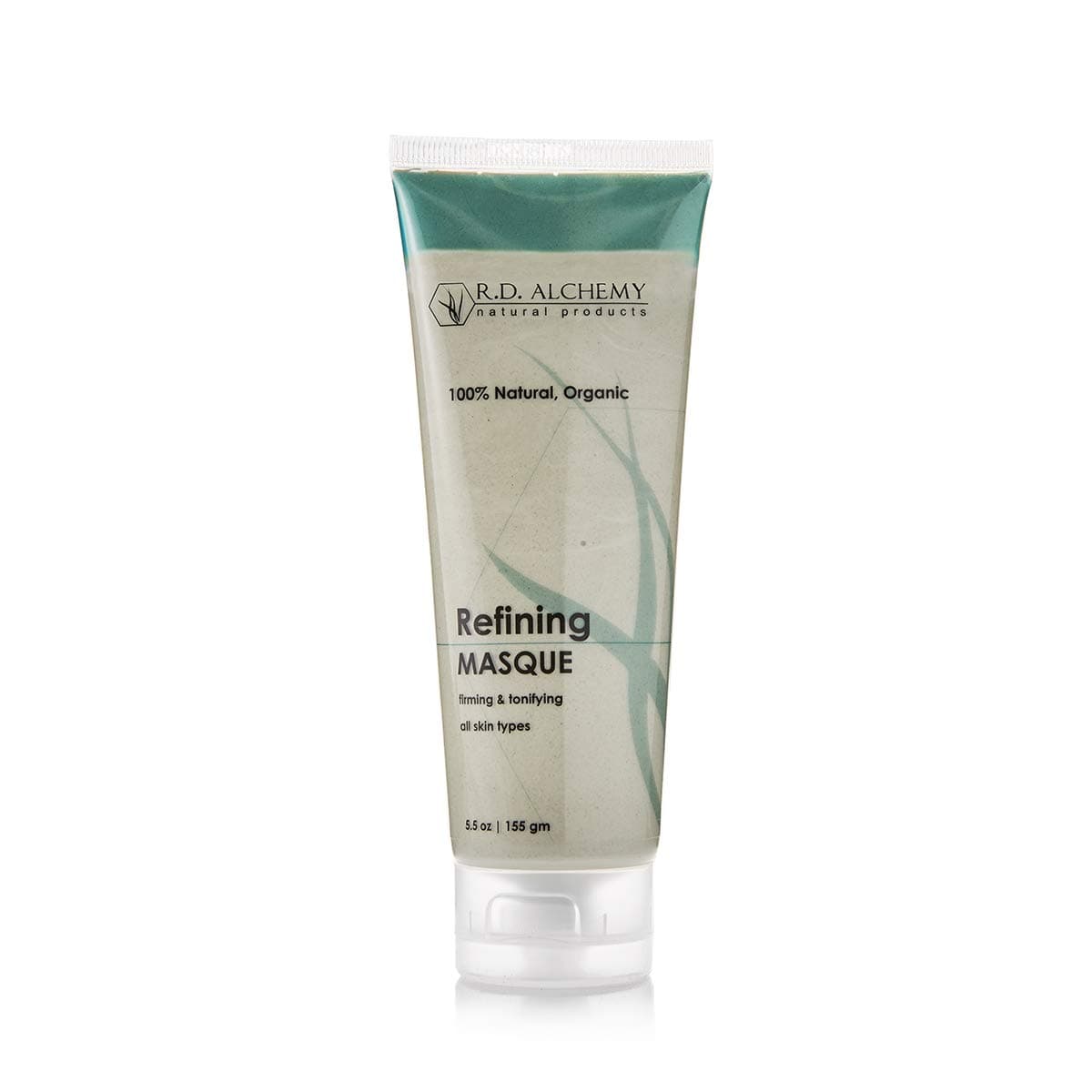 RD Alchemy - 100% Natural & Organic Refining Firming Mask - Purifying, Oil Absorbing Clay Mask for Clear, Refined Skin and Pores. Visibly Firms and Uplifts Face while Reducing Redness