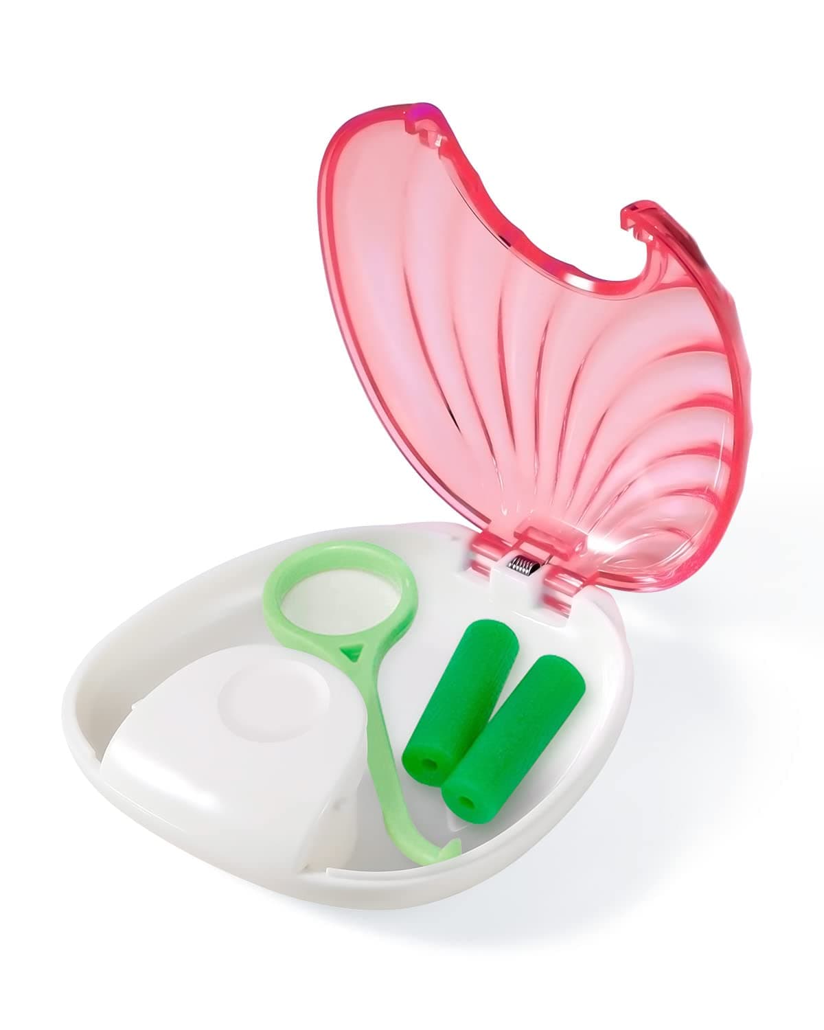 JMURetainer Case, Pink Orthodontic Retainer Case, Dental Mouthguard Container