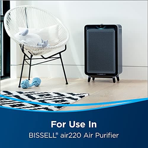 BISSELL air220 Air Purifier Replacement HEPA + Pre-Filter and Activated Carbon Filter Pack, New Genuine OEM Part, 3315, Black