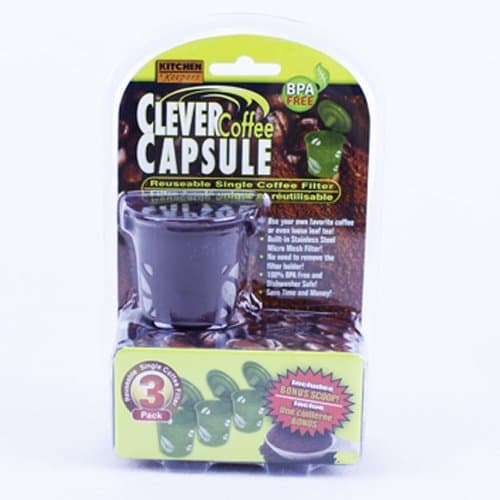3 pack in 1 set Reusable Coffee Filter for Keurig (not 2.0) Smart Pod Alternative K-Cup Coffee Clever Coffee Capsule