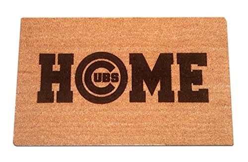 Chicago Home Laser Engraved Coir Fiber Welcome Doormat 30” x 18” Beige