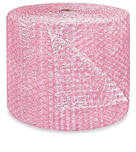 1/2" supplyhut Pink Anti-Static Large Bubble Cushioning Wrap Padding Roll Cushion 125" x 24" Wide 125FT