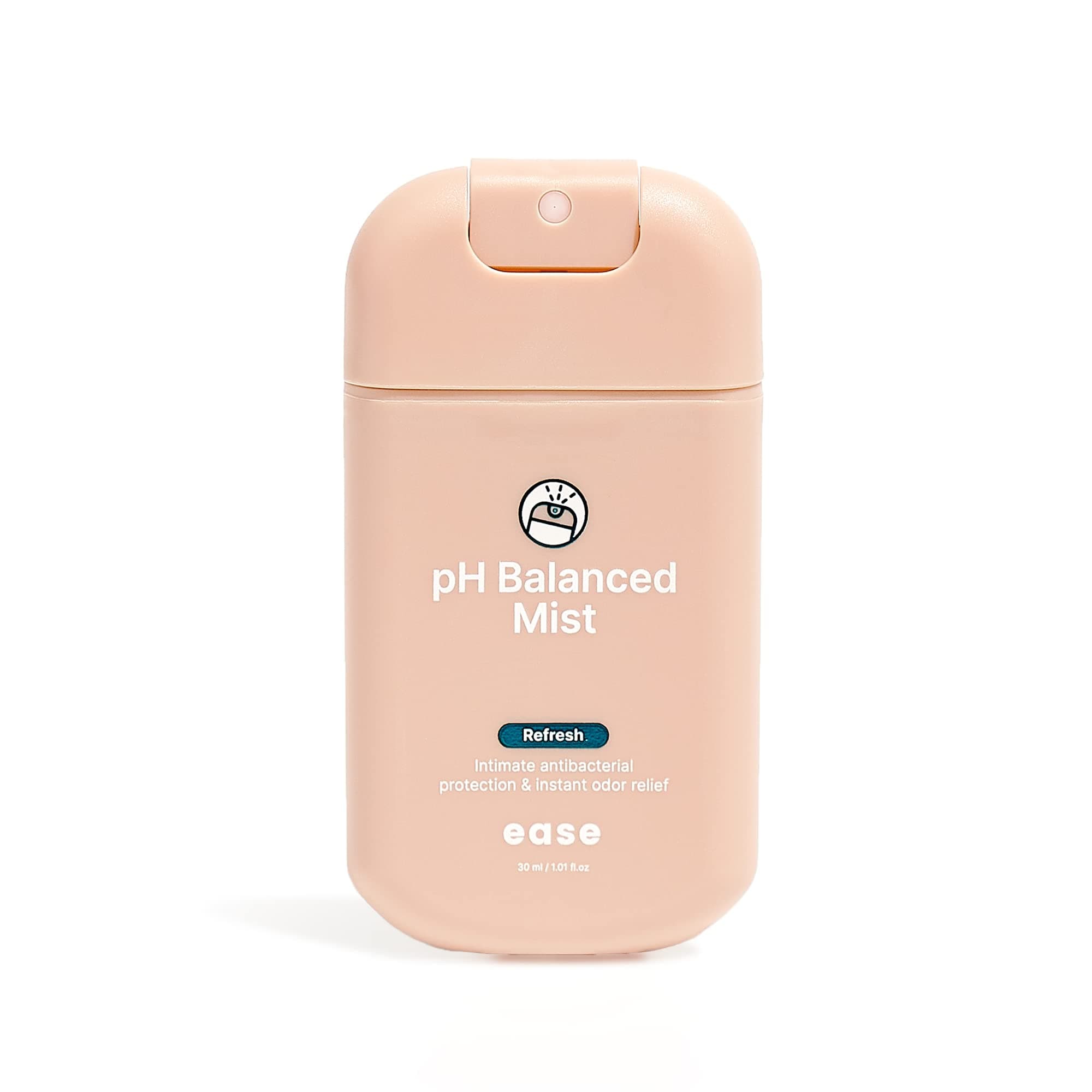 Ease Intimate Soothing pH-Balanced Mist for Feminine Itching and Discomfort Relief with Chamomile, Eucalyptus and Prebiotics