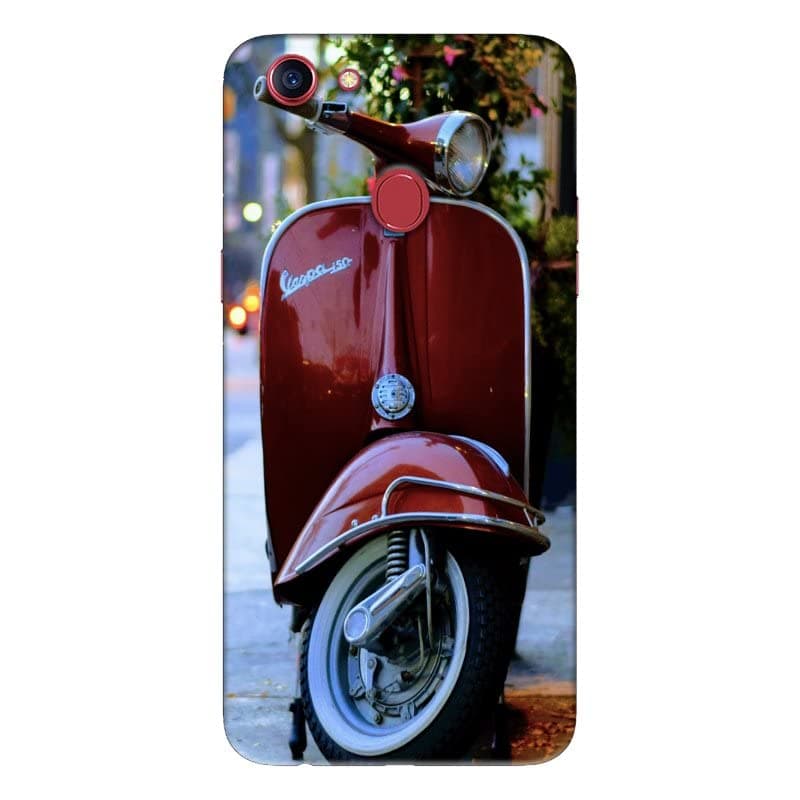 MobiEra Oppo F7 Back Cover Case | Designer Printed Hard Cases & Covers for Oppo F7 (Vespa Design)