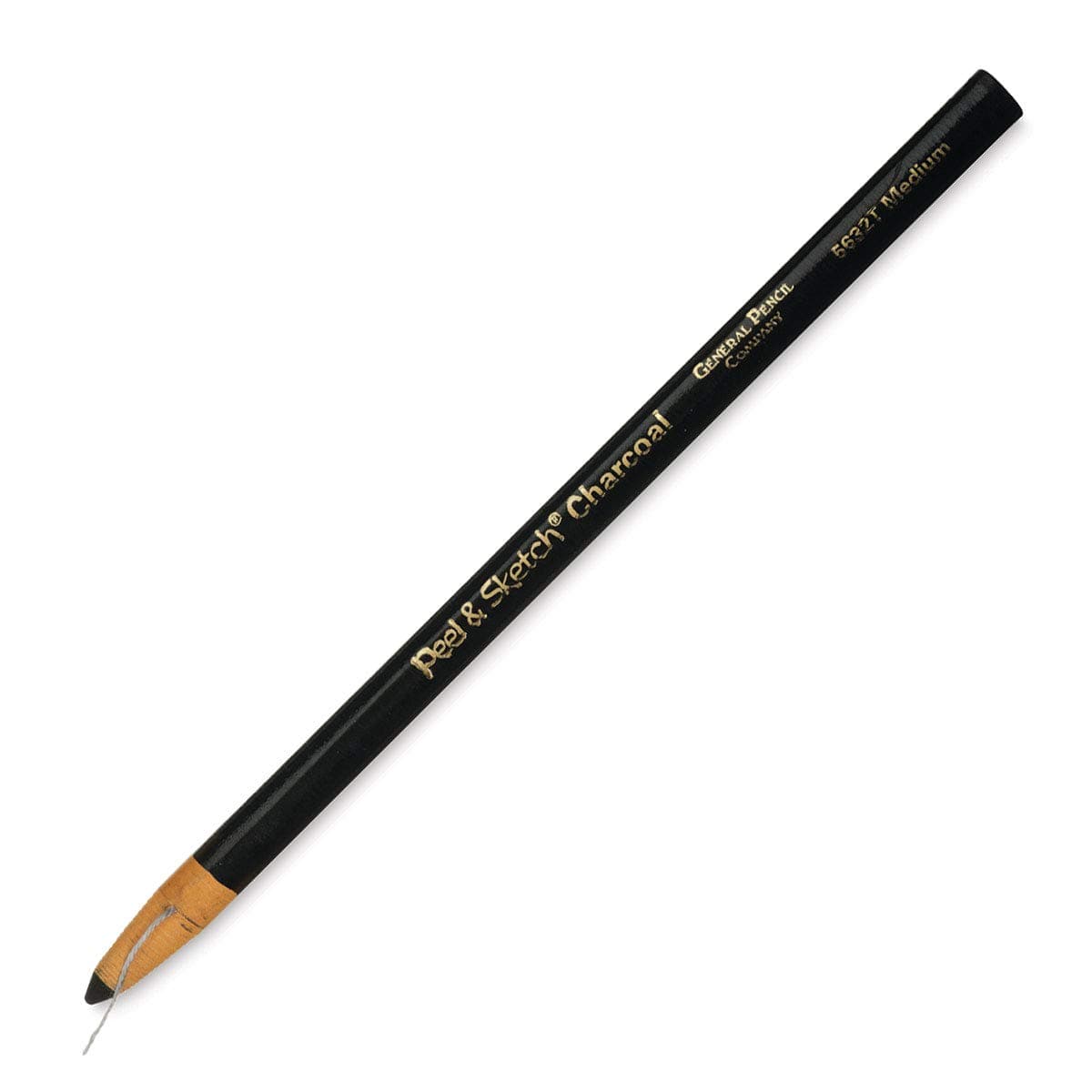 General Pencil Peel & Sketch Charcoal Single - Medium