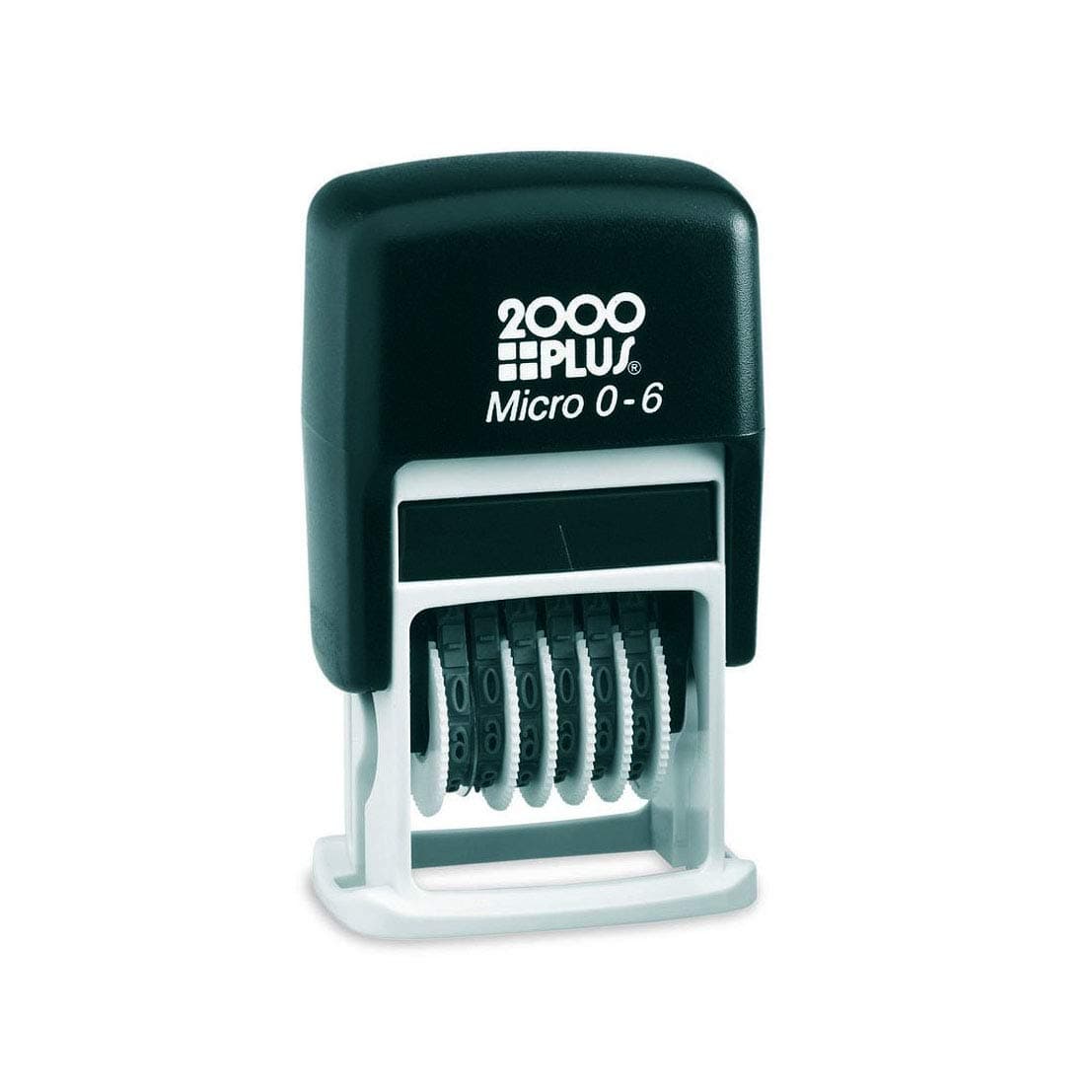 2000 PLUS Self-Inking Numberer Stamp, 6-Bands, 1/2", 5/32" Number Height, Black Ink (010132)