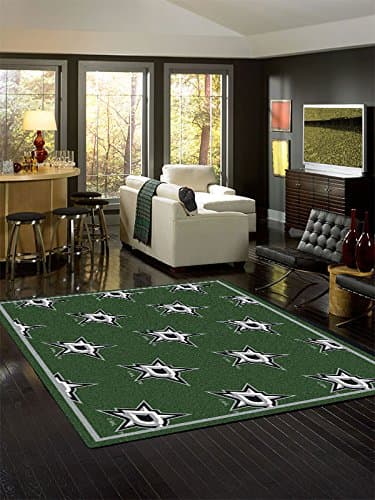 Milliken NHL Team Repeat Dallas Stars 5'4" x 7'8" Rectangle Rug