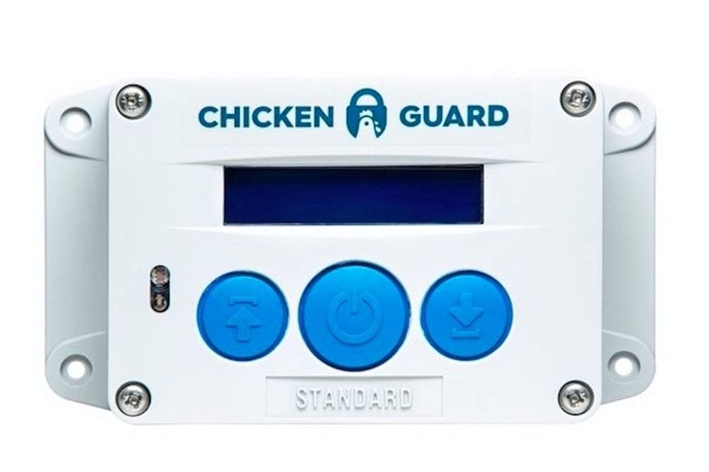 ChickenGuard Automatic Chicken Coop Door Opener; Lifts 1kg; Motor Only with Batteries - Door not Included (S5 Timer Only)