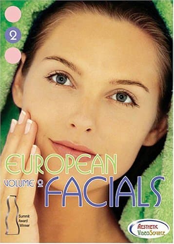 European Facials Volume 2 Facial Great Video for Medical & Master Estheticians. Learn About Facial Treatments, Skin Care Products, Face Massage Techniques, Essential Oils, Extractions, Ampoules, Exfoliation & more... with Rita Page. 1.5 Hours