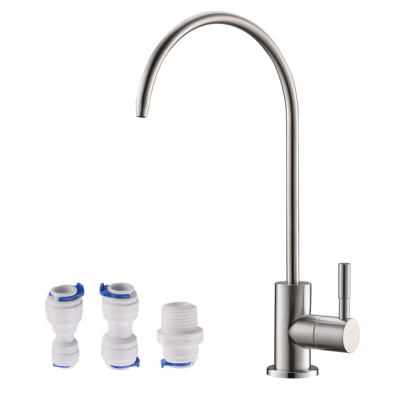 Havin RO Water Filter Faucet,Drinking Water Faucet fits Most Water Filtration System, Kitchen Reverse Osmosis Faucet,Bar Sink Faucet,Filter Tap,Lead-Free Stainless Steel,Non-Air-Gap(Brushed)