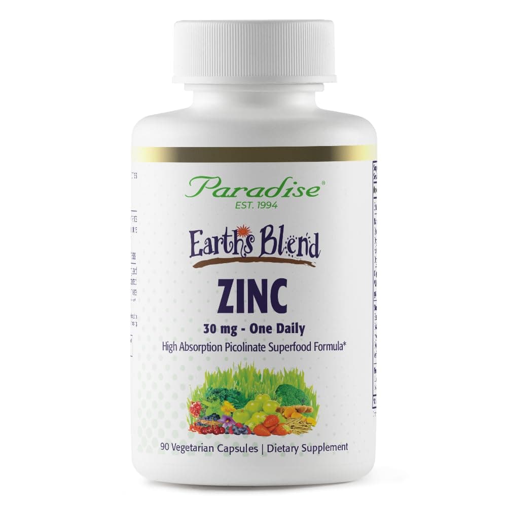 Earth's Blend, Zinc, Picolinate 90 Vegetarian Capsules