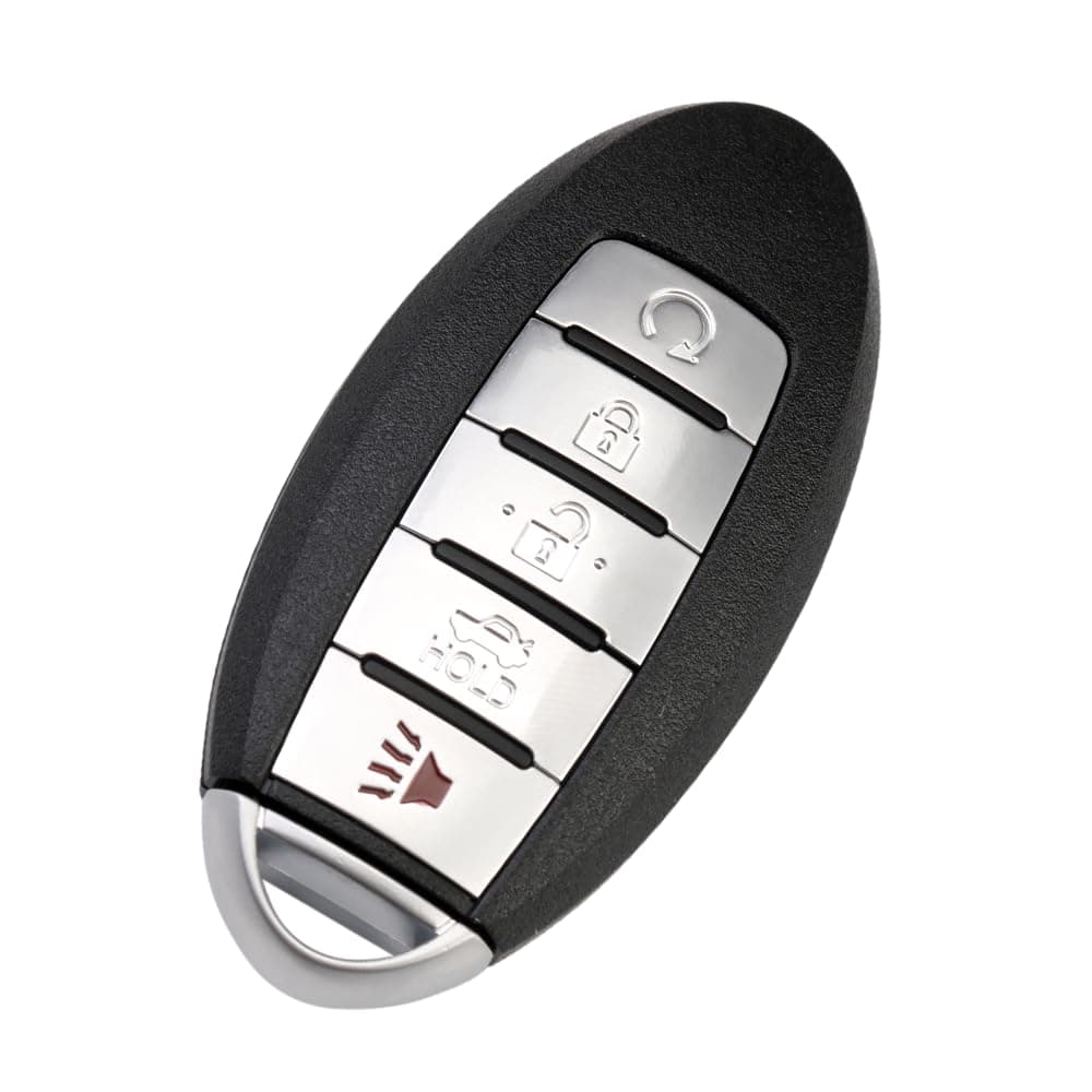 Key Fob Cover Shell Case Replacement 5 Buttons Key Fob Remote Control Shell Case - Compatible for Nissan Altima Maxima 2013-2018, for Infiniti Q50 2016-2019 - Replace Part KR5S180144014