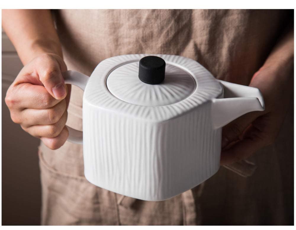 800ml Teapot Teacup Coffee Pot Coffee Milk Cup Mass Capacity Drinkware Nice Gifts-D