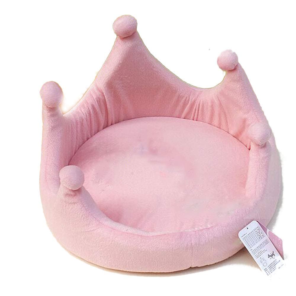 UTOPIAY Cool pet bed Crown shape bed for dog Soft Cozy Cushion for cat small dog Crystal velvet fabric washable Kennel four seasons available