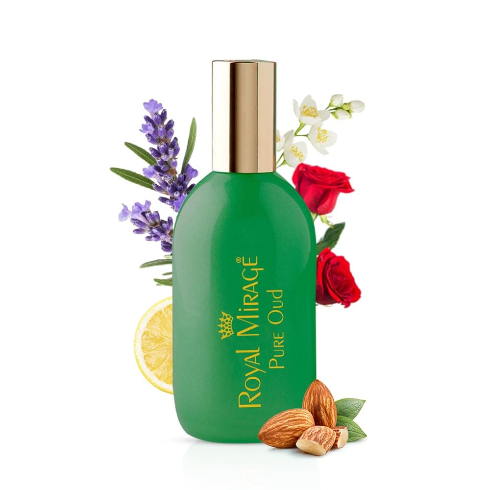 Pure Oud Eau de Cologne - Premium Oud Wood & Citrus Fragrance Spray - Pure Woods & Spice - 120ml (4 oz) Long-Lasting EDC