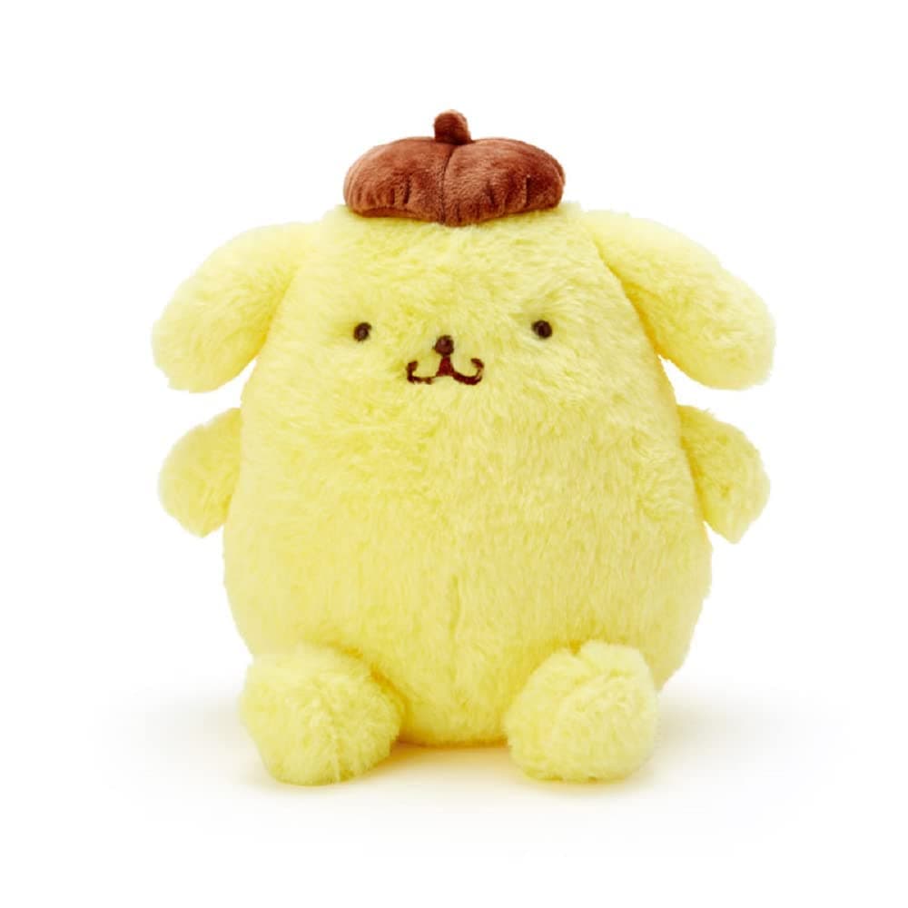 Sanrio Pompom Purin Soft Touch Plush Doll 9.44 inches Japan Import with Kanji Love Sticker Original Package