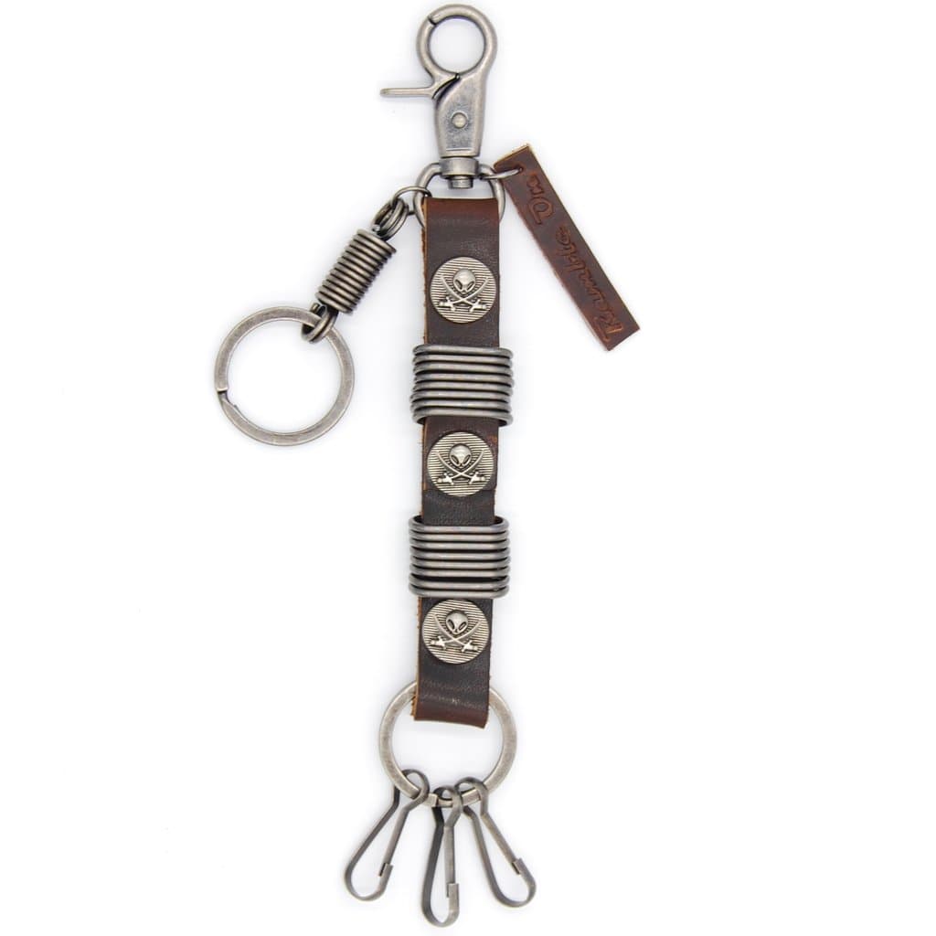 Ramble On Genuine Leather Key chain - Unique Style for Bikers, Cowboys, Punks