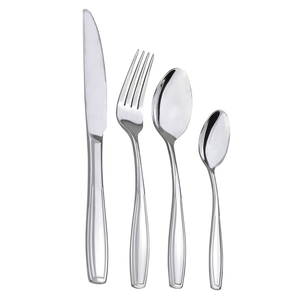 Annkky 24 Piece Table Dinner Cutlery Set 6 Persons, Stainless Steel Flatware Set