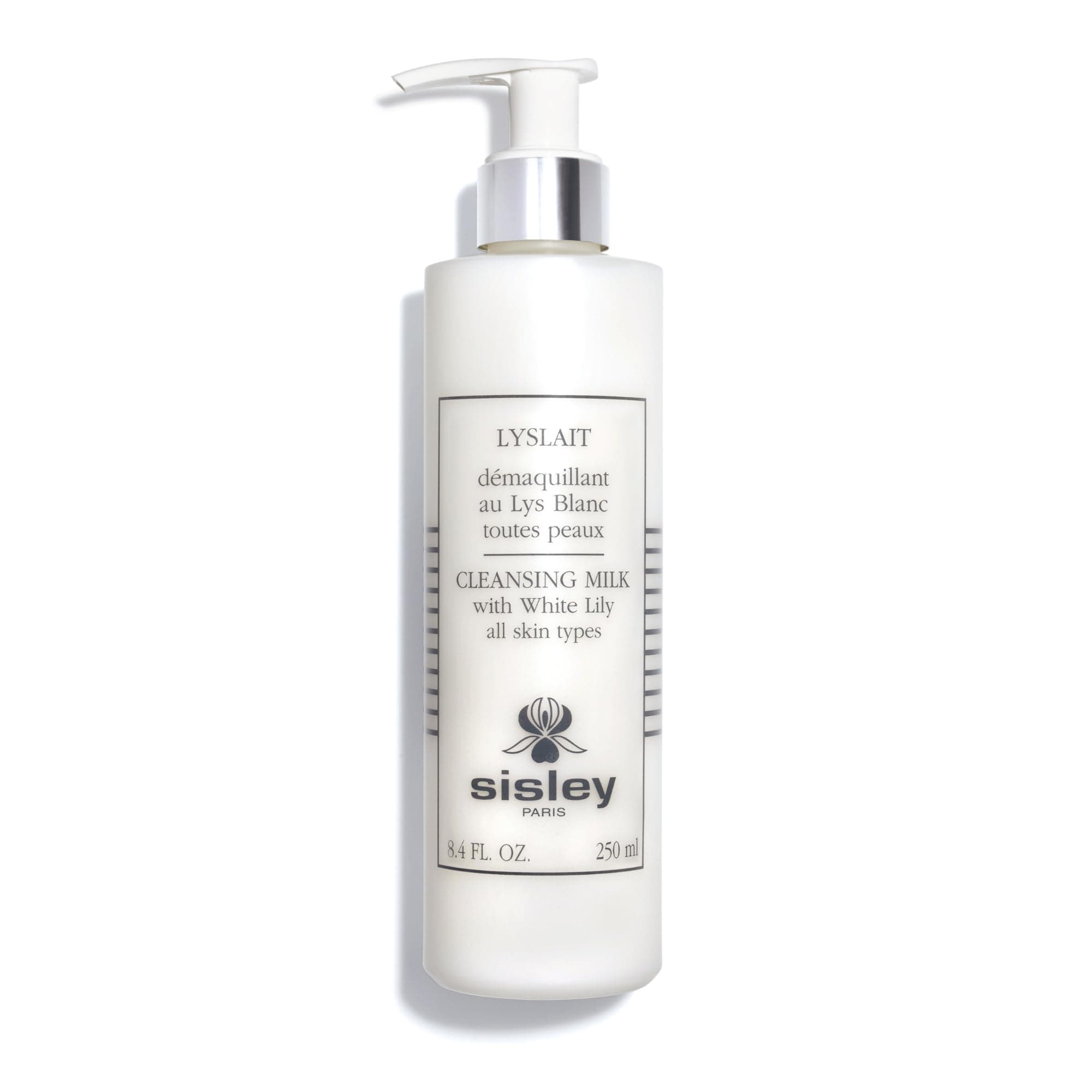Sisley Paris Lyslait - 250 mL - Gentle Cleanser & Makeup Remover with White Lily Extract - All Skin Types