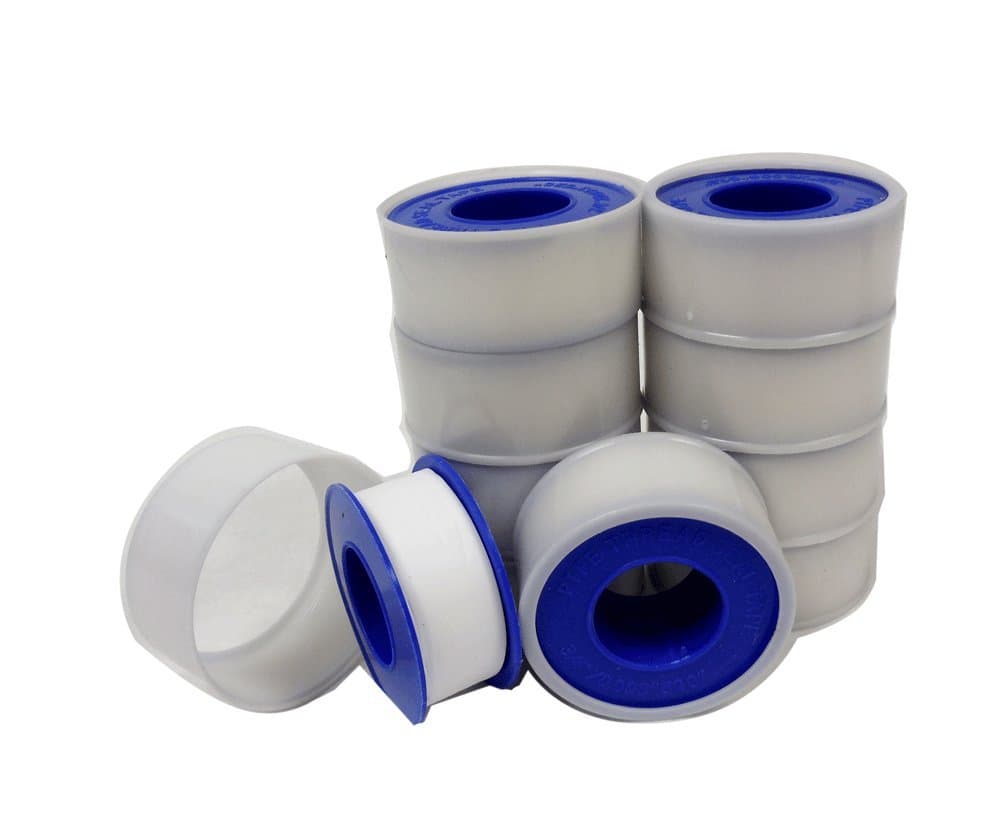 Set of 10 Rolls Teflon Thread Seal Tapes - Plumbing Plumber Plumbers Fitting Sealant Pipe Joint Tape (3/4" W x 520" L) 0.75in x 520 ft