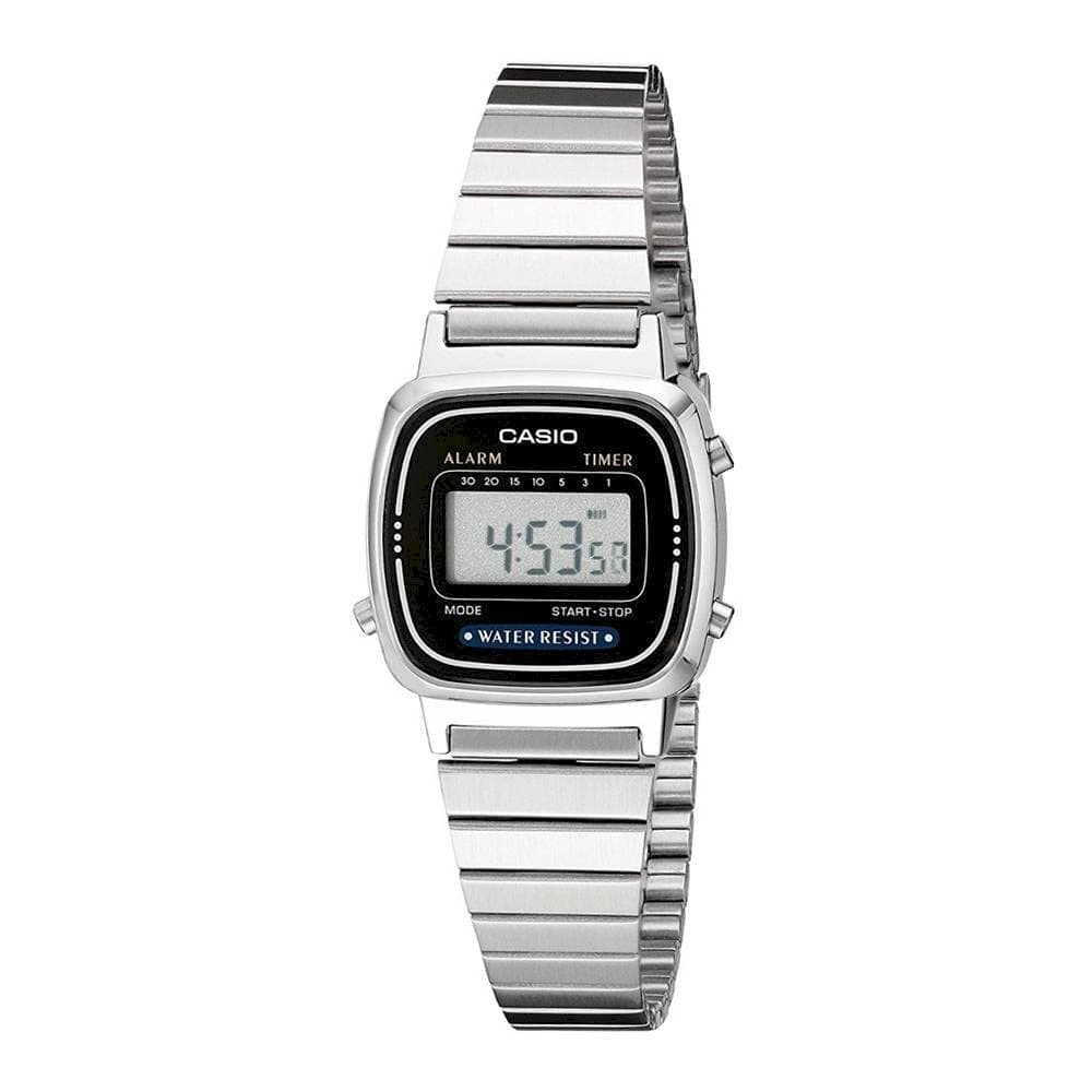 Casio LA670WA Series | Women's Digital Watch | Retro Design | WR | Daily Alarm | 1/10 SEC Stopwatch | Countdown Timer | Regular Time Keeping (HR, Min, SEC, PM, Date, Day) | 2 Year Battery