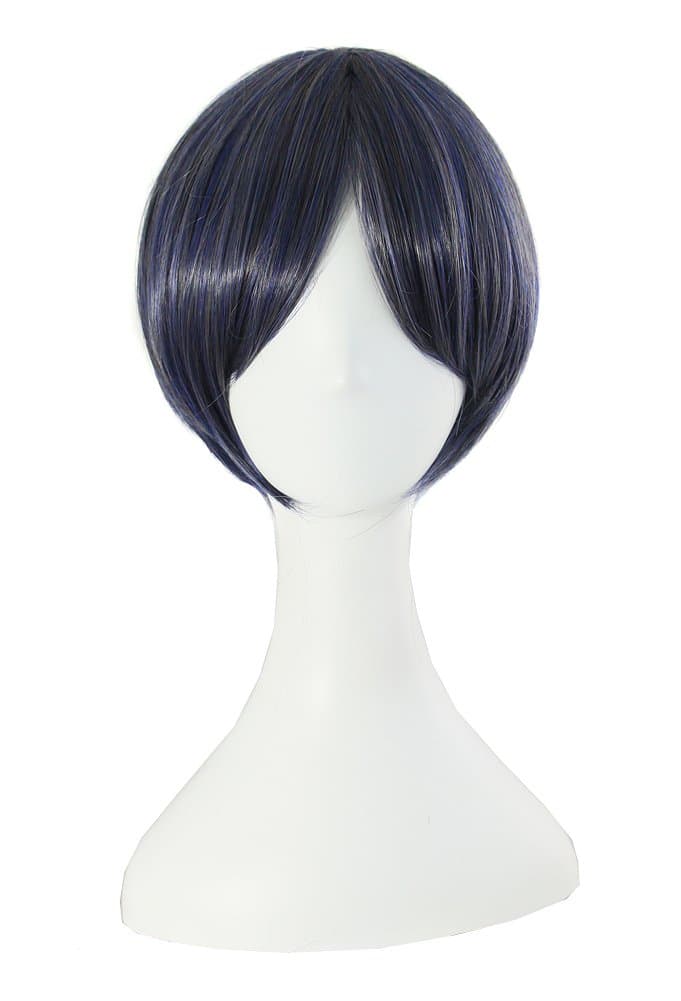 MapofBeauty Cosplay Short Mixed Dark Grey Party Wig
