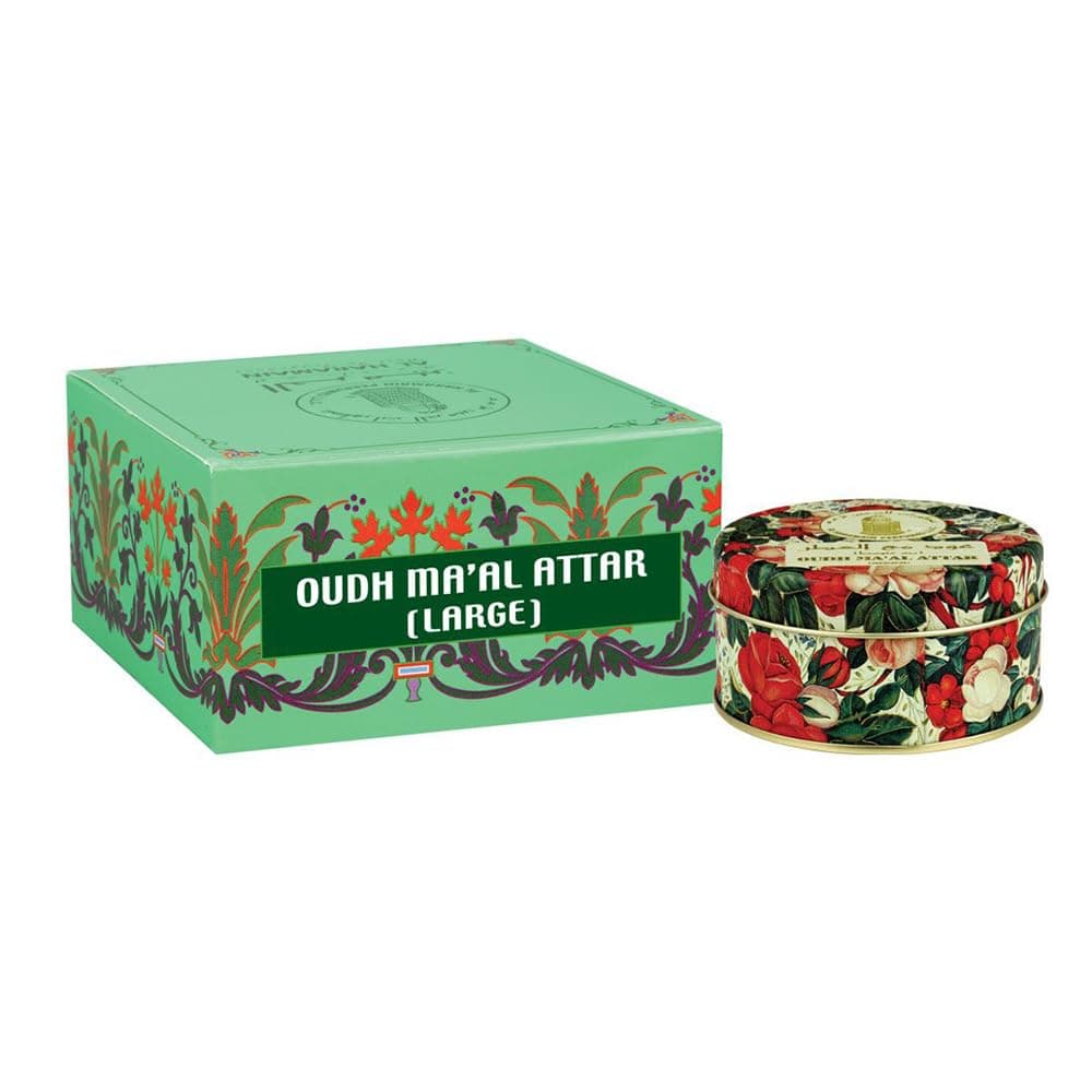 Oud Ma'Al Attar Bakhoor Incense | Agarwood & Attar Oils | Long-Lasting Aroma | Helps Eliminate Odour | Relaxing Effect | Middle Eastern Fragrance | For Home, Office & Rituals | 50 gm