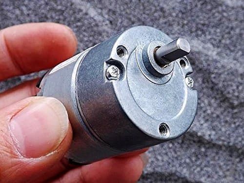 REES52 33GB-520 DC Motor, 12V / 350rpm High Speed, metal gear motor for RC smart car tank, Robot, etc