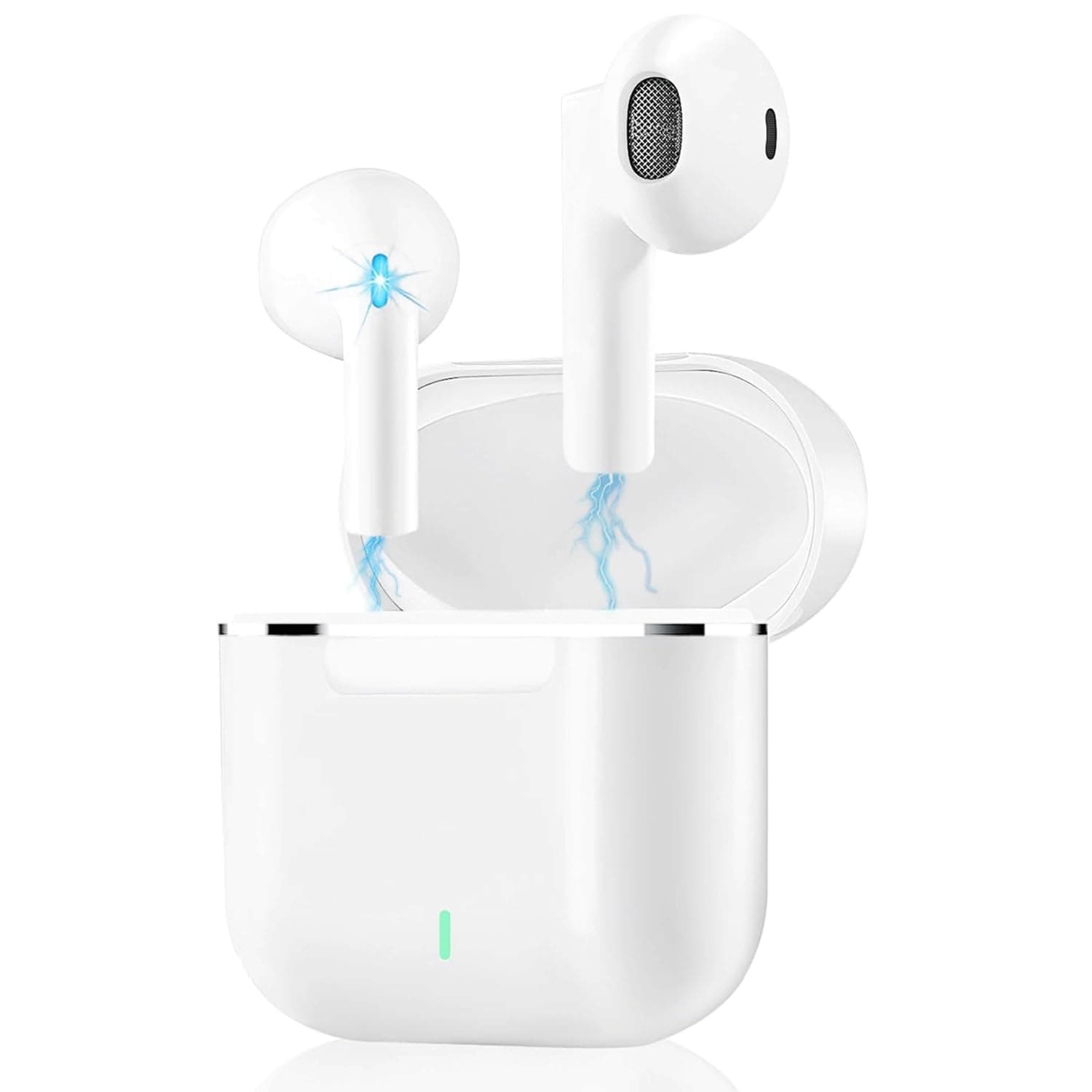 Wireless Earbuds,Bluetooth 5.3 Headphones with 4 ENC Noise Cancelling Mic,HiFi Stereo Deep Bass in-Ear Earphones,40H Playtime Wireless Ear Buds,IPX8 Waterproof Bluetooth Earbuds for iPhone/Android/Pad