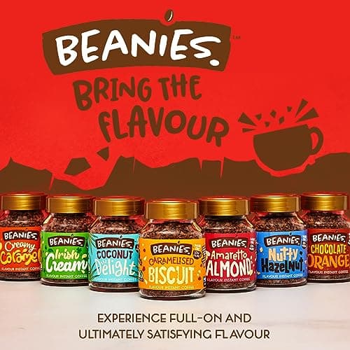 Beanies The Flavour Co Instant Coffee - Sweet Cinnamon, 50g