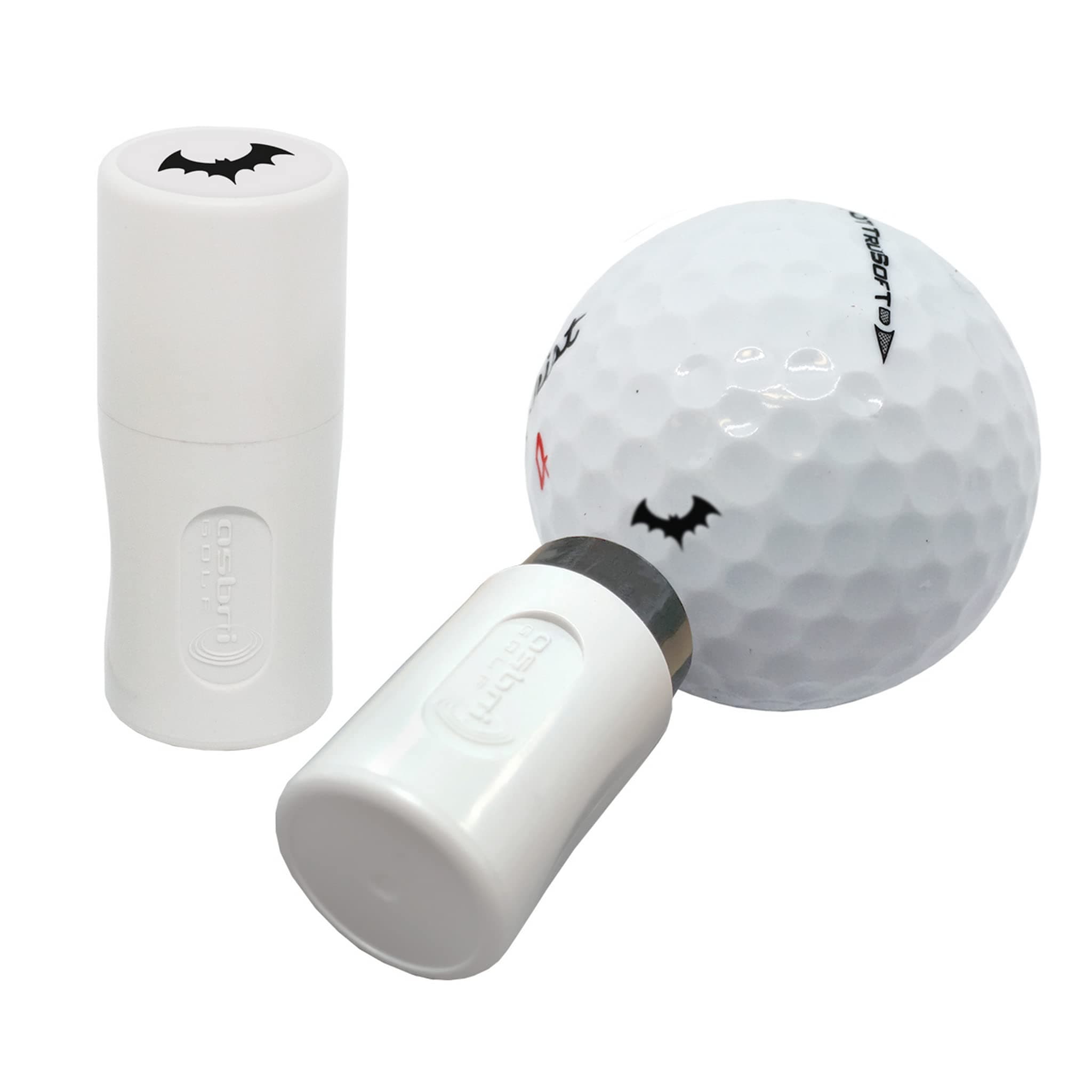 Asbri GolfBat Ball Stamper - Black