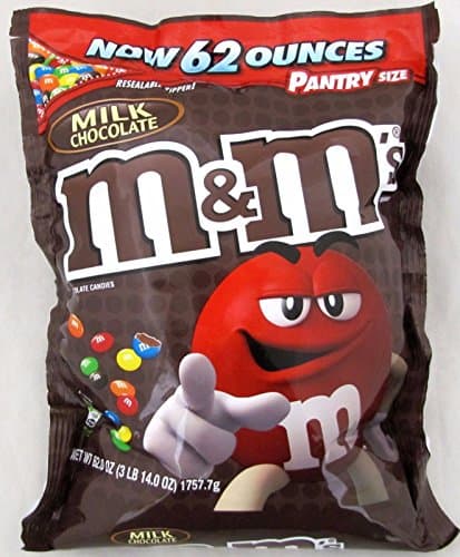 M&M'S Chocolate Pantry Size Bag,milk, 62 Ounce